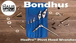 Bondhus 00010 HexPro&trade; Pivot Head Wrenches - Chrome Finish