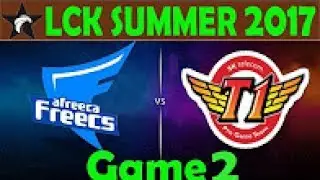 AFs vs SKT Highlights [LCK M&ugrave;a H&egrave; 2017] [Game 2] (15-7-2017)