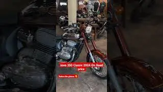 2024 Jawa 350 Classic Crome On Road price #jawa350 #shorts