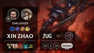 Xin Zhao Jungle vs Shaco - EUW Challenger Patch 10.7