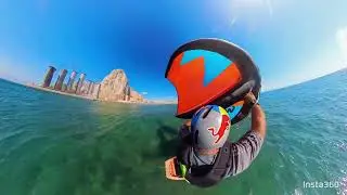 Wingfoiling on Gibraltars east side