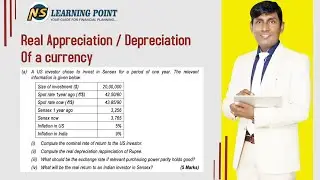 Real Appreciation / Depreciation of a currency !! Jan 2021 SFM Paper !! CA Final !! CA Nagendra Sah
