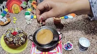 Silver Sprinkles Red balls Cake decorating | Mini Cakes  | biscuit Cake Recipe