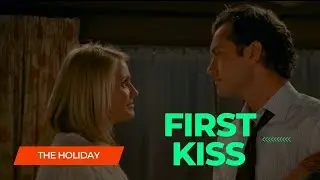 The Holiday Kiss Scene Feat #judelaw  as Graham and #camerondiaz  as Amanda #theholiday #kissscene