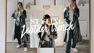STYLING (FAUX) LEATHER TRENCH