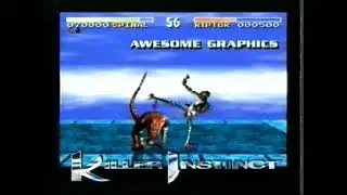 Killer Instinct, SNES (Nintendo, 1995) UK TV ad