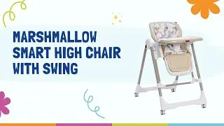 R For Rabbit Marshmallow Smart High Chair with Swing #highchair #rforrabbit #firstcryindia