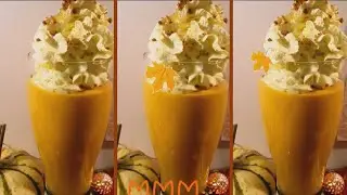 Pumpkin Spice Pie Smoothie with Pumpkin Flavored Whipped Topping