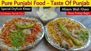 Pure Punjabi Food At Taste Of Punjab || Gurdwara Nanak Piao || Delhi Street Food