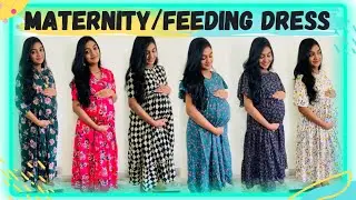 தமிழில்: 🤰Maternity + Feeding Dress Haul #unsponsored | Below ₹1500/- |What Innerwear to use??