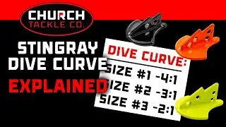 Church Tackle Stingray Diving Weights -Dive Curve -How To Maintain Precise Depth Control of Baits