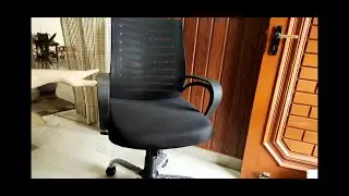 CELLBELL Desire Fabric Office Ergonomic Chair | Black Colour #CELLBELL #ErgonomicChair #Pepperfry