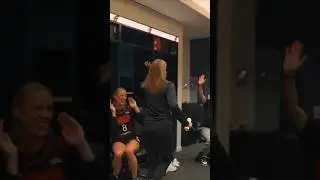 👀 Locker room after Indiana Fever win vs PHX Mercury | WNBA women's basketball #shorts #short #wnba