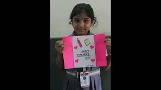 Teachers Day Card making (by Pre primary Classes) 2025-26