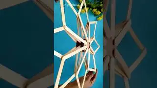 Christmas star ⭐ making with icecream stick #christmascraft #diychristmasdecoration #crafterrubini