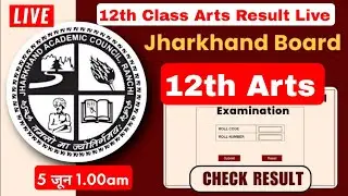 12th Class Arts Result Live Check 2025 &radic; Jac Board Class 12th Result 2025 Arts Result