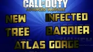 COD AW GLITCHES -New Best Infected Glitch Spot - Top Of Tree Barrier