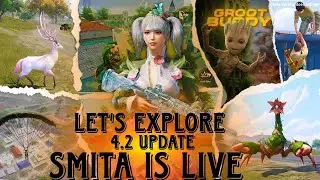 NEW UPDATE IS HERE😱PLAYING BGMI 4.2UPDATE😍 !! SMITA IS LIVE ♥️#shortsfeed #bgmilive