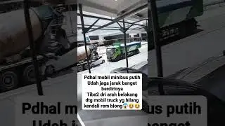 padahal udah jaga jarak #tabrakan #kecelakaan #lakalantas