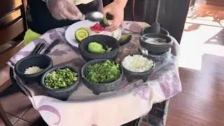 Table side Guacamole at Cabo