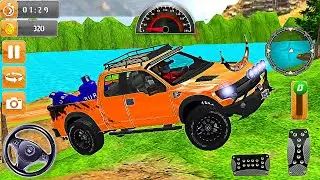 Offroad Jeep Cargo Driving Simulator - Uphill Pickup Truck Drive Game | Android Gameplay