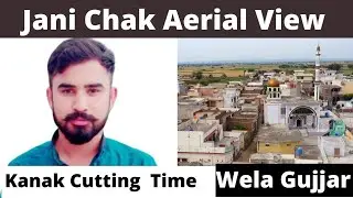 jani Chak Aerial View Kanak Cutting Time |Wela Gujjar
