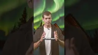 Northern lights in Russia