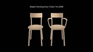 Simple stacking easy chairs 01 Ver,2026