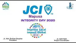 #IntegrityDay2020 #JCIINDIA #JCIMapusa