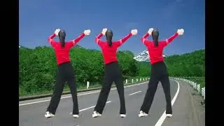 经典老歌有氧健身操《踏浪》早晚半小时肚子再大也能瘦