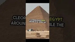 Did you know? Cleopatra lived closer to the moon landing than to the building of the Great Pyramid.