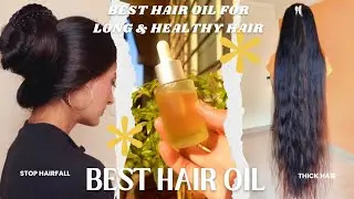 MY SECRET HAIR OIL FOR LONG & HEALTHY HAIR || STOP HAIRFALL IN 1 WEEK 