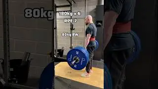 180kg x 6 RDL 80kg BW RPE 7