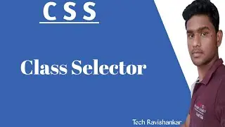 Class Selector In CSS | CSS Tutorial in Hindi