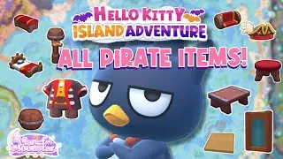 🏴&zwj;☠️⚓️All Pirate Item Locations - Hello Kitty Island Adventure 🏴&zwj;☠️⚓️