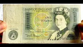 1 Pound Banknote England 1981 - ENGLAND