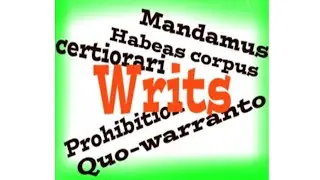 Writ of Habeas Corpus | Writs |Types of Writs in Urdu and Hindi |Mandamus | Certiorari | Prohibition