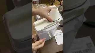 Plastic Rice Storage Container with Measuring Cup (Adjust for tight seal before use)