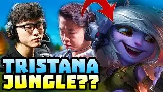 WTF IS SEASON 8 NEW META?? Spirit's TRISTANA JUNGLE vs Faker