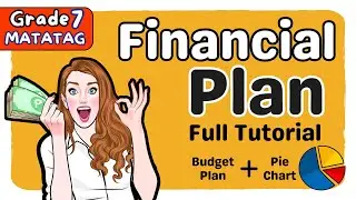 CREATING FINANCIAL PLAN | BUDGET PIE CHART || FIRST QUARTER GRADE 7 MATATAG [TAGALOG MATH TUTORIAL]