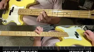 Deftones - Be Quiet And Drive (Far Away) - Bass Playthrough With Tab - #bass #deftones #basstabs