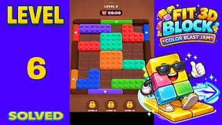 Block Puzzle 3D &ndash; Level 6 | Fast & Clean Solution