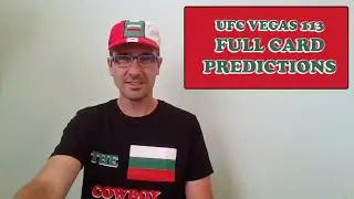 UFC Vegas 113: Bautista Vs. Oliveira - Full Fight Card Predictions + Breakdown