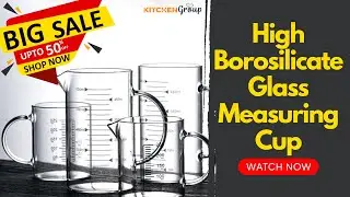 With High Borosilicate Glass Measuring Cup, Measuring Liquids Are Posh Than Ever