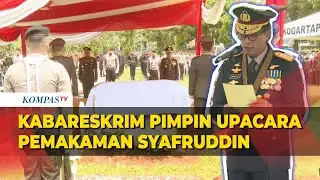 Suasana Haru Selimuti Pemakaman Eks Wakapolri Syafruddin Kambo di TMP Kalibata