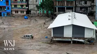 Dam Break, Widespread Destruction Follows Floods on India-China Border | WSJ News