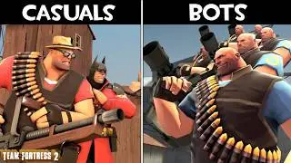 Can 2 Casual TF2 Players Beat 98 Heavy Bots?