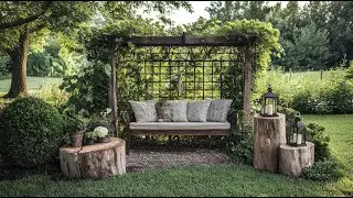 Rustic Small Garden Oasis: Incorporating A Bird Bath To Attract Wildlife And Joy