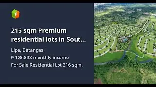 216 sqm Premium residential lots in South Palmgrove, Lipa City, Batangas