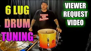 HOW TO TUNE DRUMS!!! 6 LUG